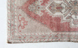 Vintage mini kilim rug in room decor setting, kilim, Turkish rug, vintage rug, portland, rug shop, bright colors, wild shaman, soft rug, bold color, Portland, Oregon, rug store, rug shop, local shop