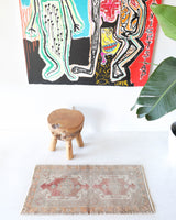 Vintage Mini Anatolian Rug 19"x40"