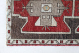 Vintage mini kilim rug in room decor setting, kilim, Turkish rug, vintage rug, portland, rug shop, bright colors, wild shaman, soft rug, bold color, Portland, Oregon, rug store, rug shop, local shop