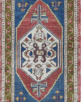Vintage Mini Anatolian Rug 20"x44"