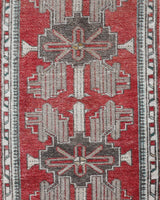 Vintage mini kilim rug in room decor setting, kilim, Turkish rug, vintage rug, portland, rug shop, bright colors, wild shaman, soft rug, bold color, Portland, Oregon, rug store, rug shop, local shop