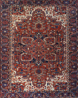 Antique Persian area rug in a living room setting, pile rug, vintage rug, portland, rug shop, bright colors, wild shaman, soft rug, bold color, Portland, Oregon, rug store, rug shop, local shop, antique rug, Persian rug, handmade rug, wool rug, distressed rug