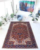 Semi-Antique NW Persian Heriz Rug 7'9"x11'9"