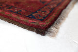 Antique Turkmen rug in a living room setting, pile rug, Turkish rug, vintage rug, portland, rug shop, bright colors, wild shaman, soft rug, bold color, Portland, Oregon, rug store, rug shop, local shop, antique rug