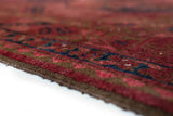 Antique Turkmen rug in a living room setting, pile rug, Turkish rug, vintage rug, portland, rug shop, bright colors, wild shaman, soft rug, bold color, Portland, Oregon, rug store, rug shop, local shop, antique rug