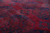 Antique Turkmen rug in a living room setting, pile rug, Turkish rug, vintage rug, portland, rug shop, bright colors, wild shaman, soft rug, bold color, Portland, Oregon, rug store, rug shop, local shop, antique rug