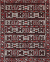 Vintage kilim rug in living room setting, bright colors, wild shaman, soft rug, bold color, Portland, Oregon, rug store, rug shop, local shop, vintage rug, modern kilim, warm colors, antique kilim rug