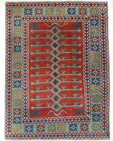 Vintage Turkish rug in a living room setting, pile rug, Turkish rug, vintage rug, portland, rug shop, bright colors, wild shaman, soft rug, bold color, Portland, Oregon, rug store, rug shop, local shop, antique rug