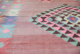 Vintage Milas Bencik Kilim Rug 5'10"x9'