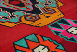 Vintage Kars Kilim Rug 5'6"x8'8"