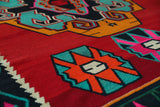 Vintage Kars Kilim Rug 5'6"x8'8"