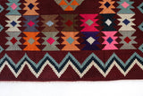 Vintage Milas Bencik Kilim Rug 5'6"x8'7"