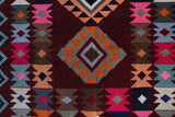 Vintage Milas Bencik Kilim Rug 5'6"x8'7"