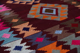 Vintage Milas Bencik Kilim Rug 5'6"x8'7"