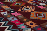 Vintage Milas Bencik Kilim Rug 5'6"x8'7"
