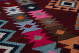 Vintage Milas Bencik Kilim Rug 5'6"x8'7"