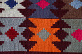 Vintage Milas Bencik Kilim Rug 5'6"x8'7"