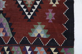 Vintage Balikesir Karakecili Kilim Rug 5'8"x8'7"