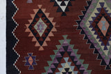 Vintage Balikesir Karakecili Kilim Rug 5'8"x8'7"