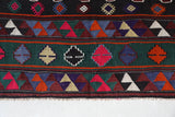 Vintage Balikesir Karakecili Kilim Rug 6'x7'9"