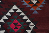 Vintage Balikesir Karakecili Kilim Rug 6'x7'9"