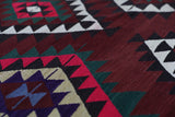 Vintage Balikesir Karakecili Kilim Rug 6'x7'9"
