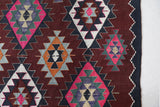 Vintage Balikesir Karakecili Kilim Rug 5'6"x8'10"