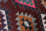 Vintage Balikesir Karakecili Kilim Rug 5'6"x8'10"