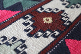 Vintage Balikesir Karakecili Kilim Rug 5'6"x8'10"