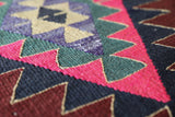 Vintage Balikesir Karakecili Kilim Rug 5'6"x8'10"