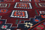 Vintage kilim rug in living room setting, bright colors, wild shaman, soft rug, bold color, Portland, Oregon, rug store, rug shop, local shop, vintage rug, modern kilim, warm colors, antique rug, antique kilim