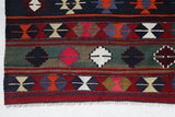 Vintage Balikesir Karakecili Kilim Rug 5'6"x8'6"