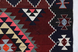 Vintage Balikesir Karakecili Kilim Rug 6'3"x9'