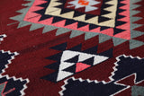 Vintage Balikesir Karakecili Kilim Rug 6'3"x9'