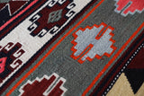 Vintage Balikesir Karakecili Kilim Rug 6'3"x9'