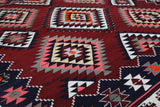 Vintage Balikesir Karakecili Kilim Rug 6'3"x9'