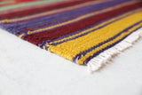 Vintage Bodrum Bos Kilim Rug 4'3"x7'9"