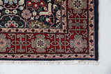 Vintage Turkish rug in a living room setting, pile rug, Turkish rug, vintage rug, portland, rug shop, bright colors, wild shaman, soft rug, bold color, Portland, Oregon, rug store, rug shop, local shop, antique rug