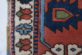 Vintage Turkish rug in living room setting, old rug, antique rug, pastel colors, faded colors, Turkish rug, vintage rug, soft rug, Portland, Oregon, rug store, rug shop, local shop