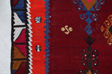 Vintage kilim rug in living room setting, bright colors, wild shaman, soft rug, bold color, Portland, Oregon, rug store, rug shop, local shop, vintage rug, modern kilim, warm colors, antique rug, antique kilim
