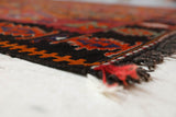 Vintage kilim rug in living room setting, bright colors, wild shaman, soft rug, bold color, Portland, Oregon, rug store, rug shop, local shop, vintage rug, modern kilim, warm colors, antique rug, antique kilim