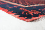 Vintage kilim rug in living room setting, bright colors, wild shaman, soft rug, bold color, Portland, Oregon, rug store, rug shop, local shop, vintage rug, modern kilim, warm colors, antique kilim rug
