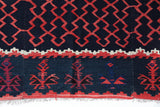 Vintage kilim rug in living room setting, bright colors, wild shaman, soft rug, bold color, Portland, Oregon, rug store, rug shop, local shop, vintage rug, modern kilim, warm colors, antique kilim rug