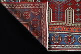 Antique Bergama Kozak Rug 4'2"x4'4"