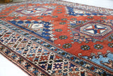 Vintage Turkish rug in a living room setting, Area rug in a living room setting, pile rug, Turkish rug, custom rug, modern rug, portland, rug shop, bright colors, wild shaman, soft rug, bold color, Portland, Oregon, rug store, rug shop, local shop