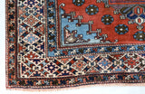 Vintage Turkish rug in a living room setting, Area rug in a living room setting, pile rug, Turkish rug, custom rug, modern rug, portland, rug shop, bright colors, wild shaman, soft rug, bold color, Portland, Oregon, rug store, rug shop, local shop