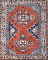 Vintage Turkish rug in a living room setting, Area rug in a living room setting, pile rug, Turkish rug, custom rug, modern rug, portland, rug shop, bright colors, wild shaman, soft rug, bold color, Portland, Oregon, rug store, rug shop, local shop