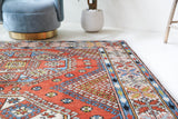 Vintage Turkish rug in a living room setting, Area rug in a living room setting, pile rug, Turkish rug, custom rug, modern rug, portland, rug shop, bright colors, wild shaman, soft rug, bold color, Portland, Oregon, rug store, rug shop, local shop