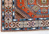 Vintage Turkish rug in a living room setting, Area rug in a living room setting, pile rug, Turkish rug, custom rug, modern rug, portland, rug shop, bright colors, wild shaman, soft rug, bold color, Portland, Oregon, rug store, rug shop, local shop