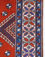 Vintage Turkish rug in a living room setting, Area rug in a living room setting, pile rug, Turkish rug, custom rug, modern rug, portland, rug shop, bright colors, wild shaman, soft rug, bold color, Portland, Oregon, rug store, rug shop, local shop